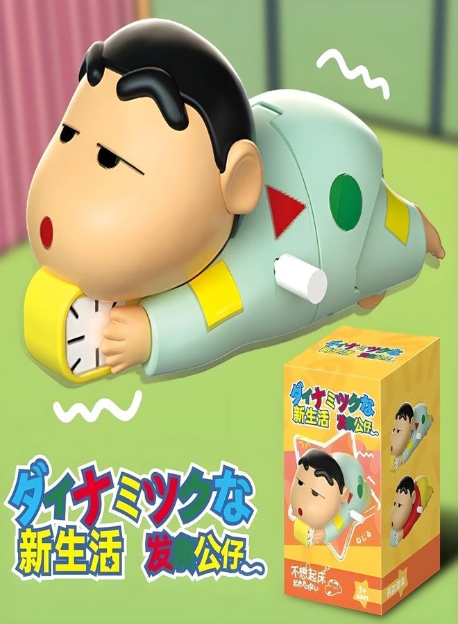 lizepto Shinchan Toy for Kids, Crawling Shinchan Action Figure Movable Toy for Babies, Key Operated Wind Up Toys for Kids (Shinchan Toy) - Image 2